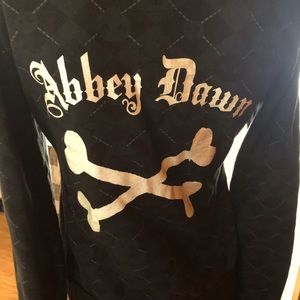 Abbey Dawn Avril lavigne skulls bones hoodie
